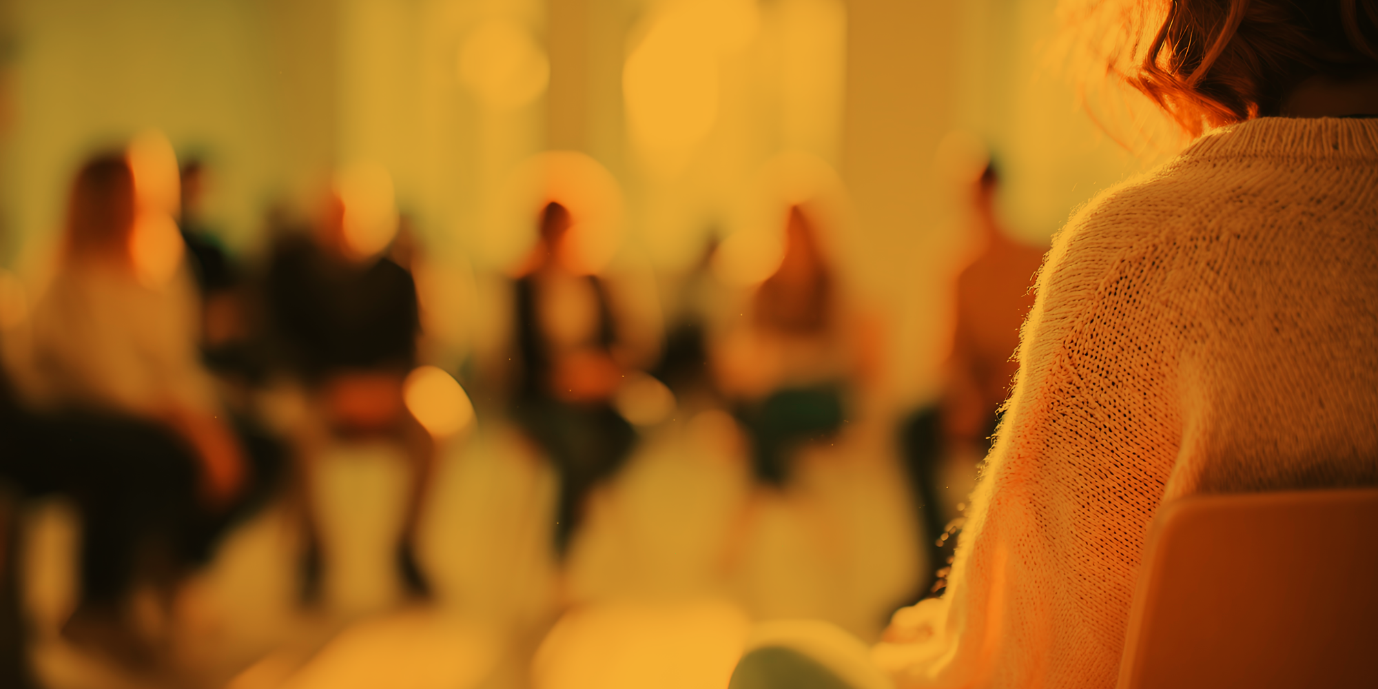 terapia grupal con personas en cículo que hablan de su adicción